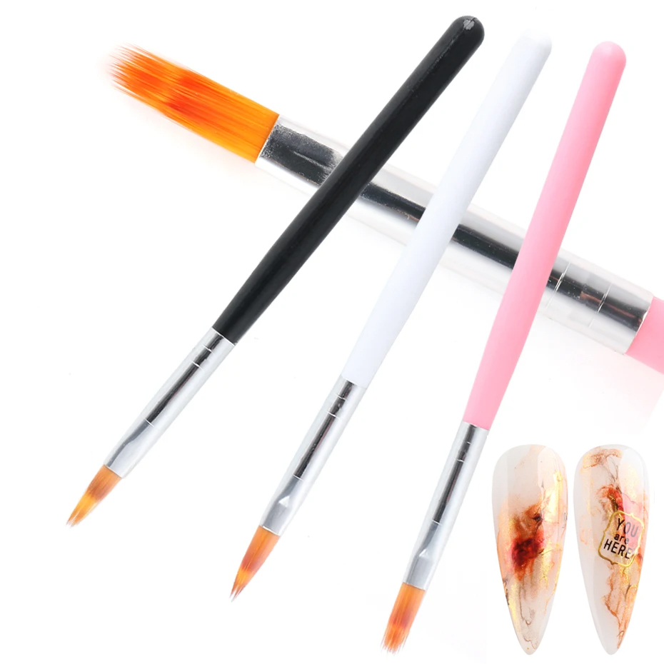 Nail Art Ombre Glitter - 1PC Nail Art Brush Set UV