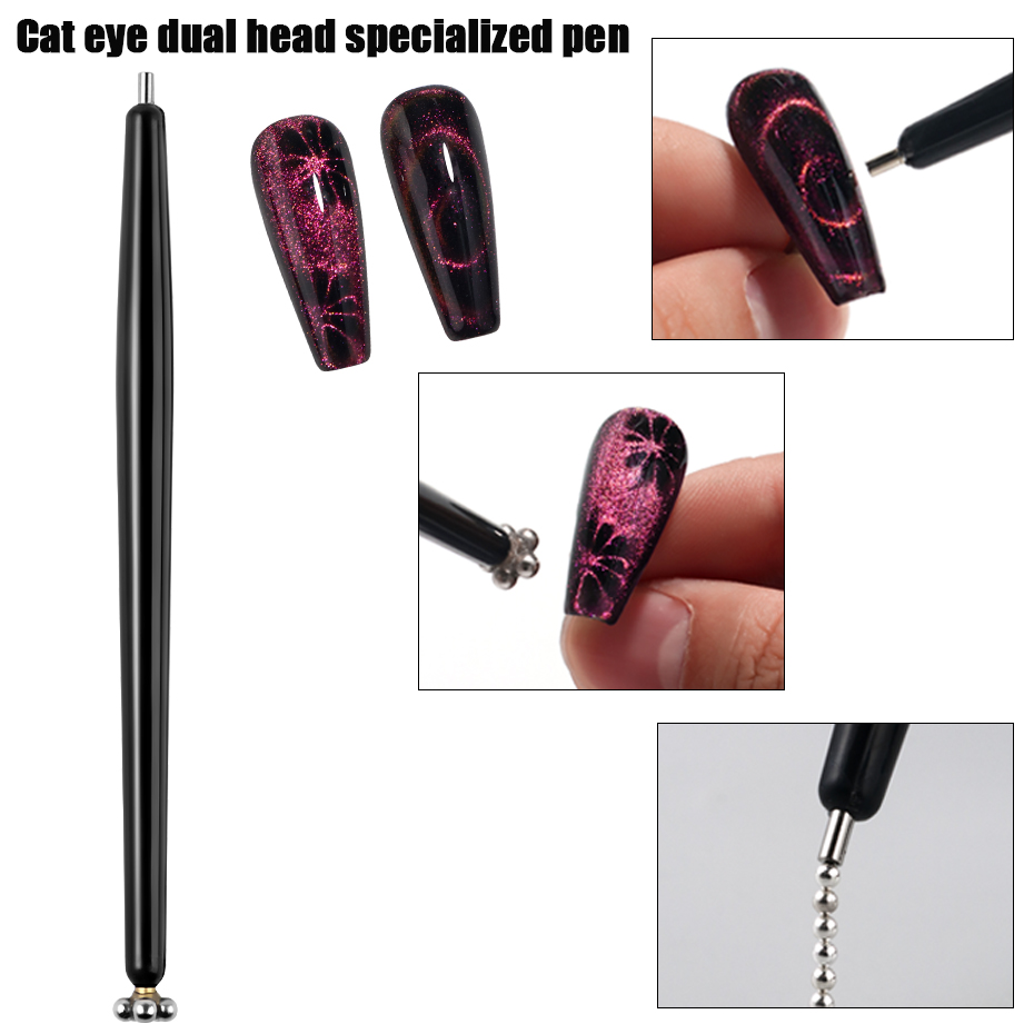 Nail Art Full Cat Eye - 1/2 stuks Fancy Double Headed Cat