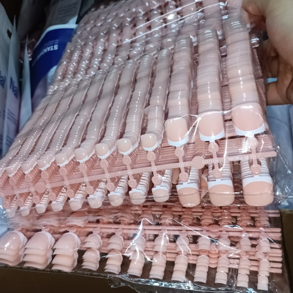 Nail Art Extension - 120 stuks vierkante teennageltips - korte