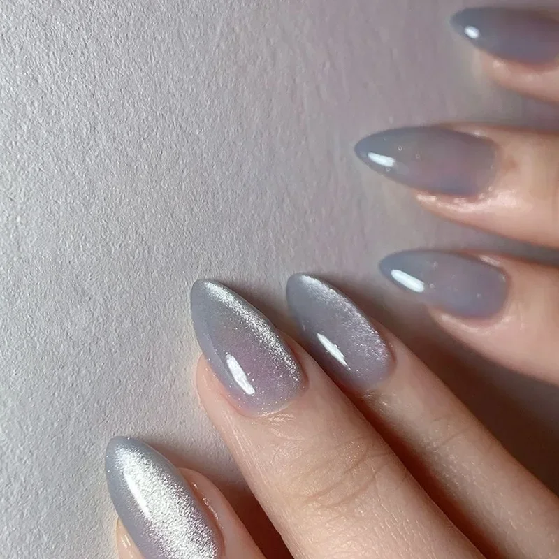 Nail Art Full Cat Eye - 24 Stuks Crystal Cat Eye Kunstnagels