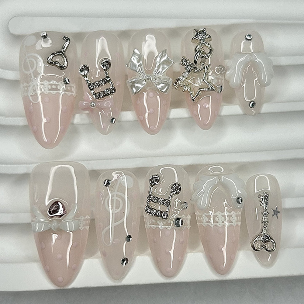 Nail Art Y2K - 10 stuks Retro Leuke 3D Vlindervleugels