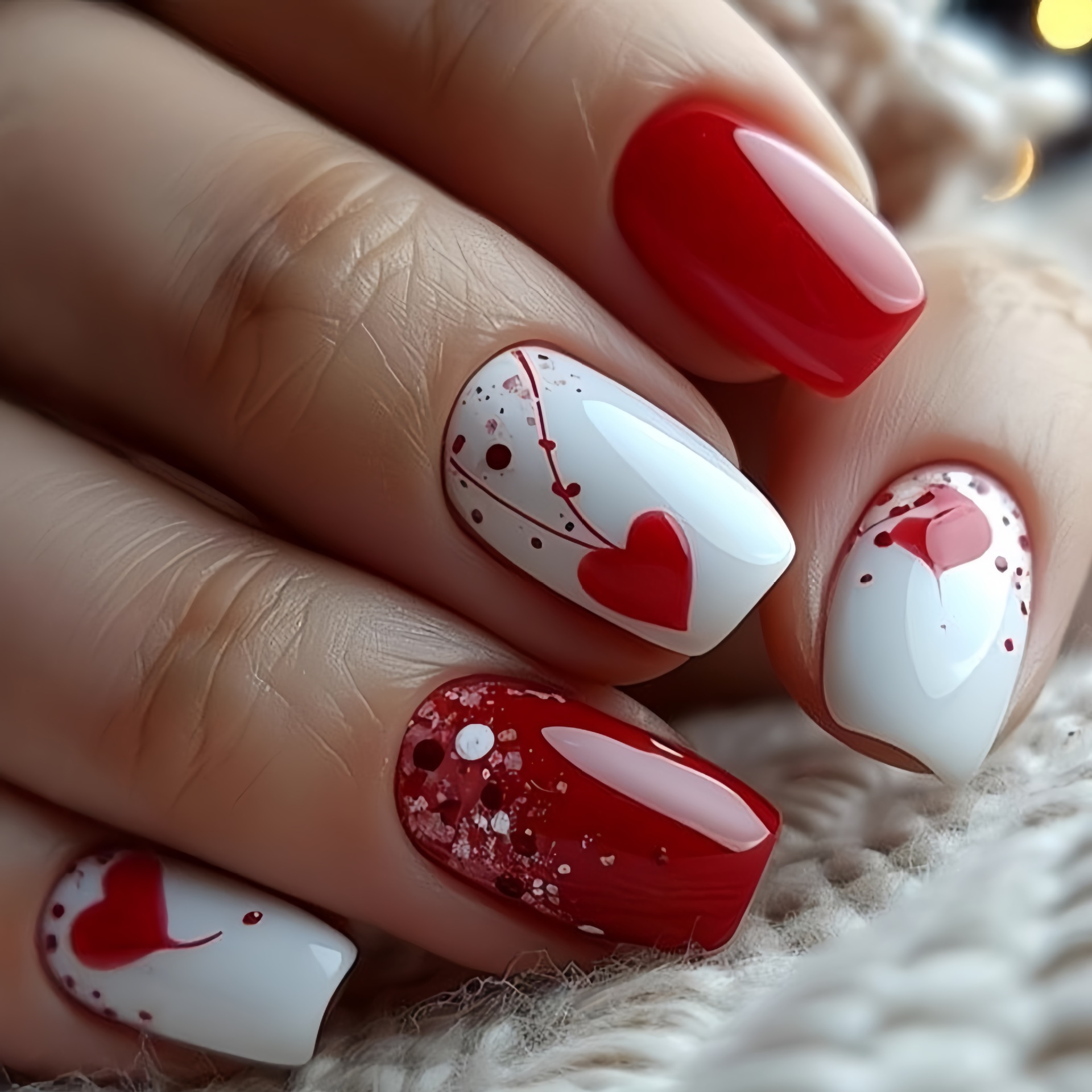Nail Art Pink - Korte medium nepnagels voor dames meisjes
