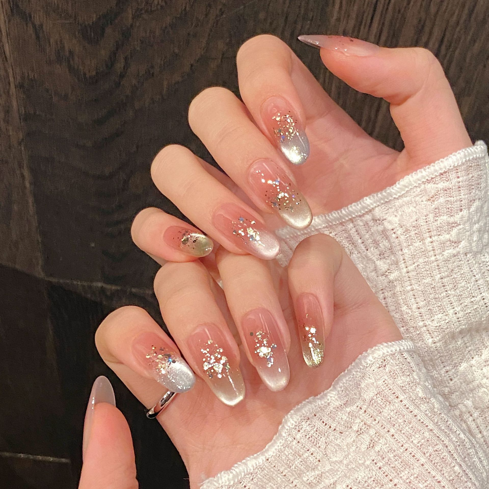 Handgemaakte pers op nagels Re - Nail Art Full Cat Eye recensie en prijs