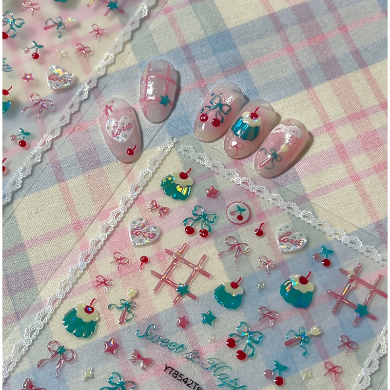 1 stuk schattige rode kersen n - Nail Art Red Cherry recensie en prijs
