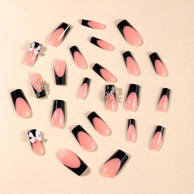 24 stuks zomerse lange opdrukn - Nail Art Pink recensie en prijs