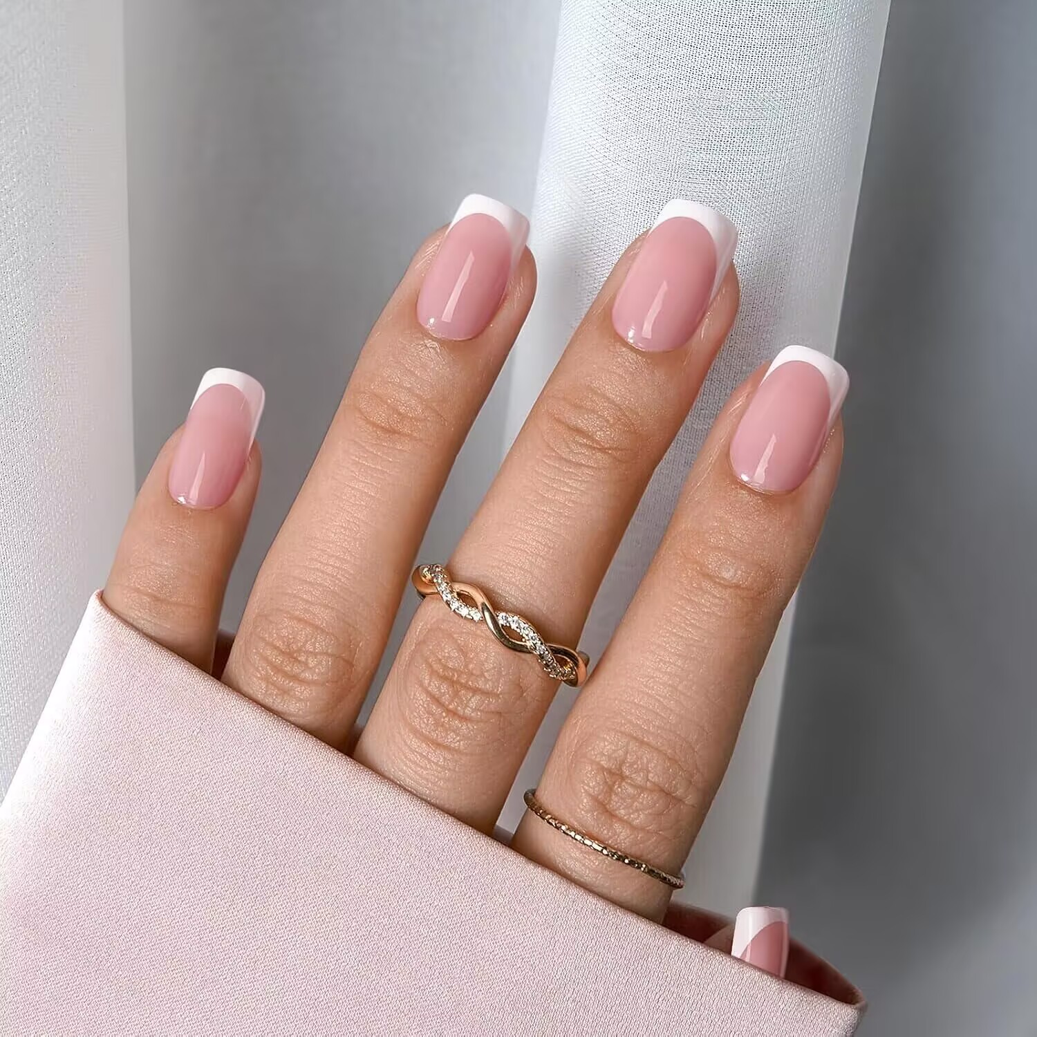 24 STKS Kort Vierkant Wit Fran - Nail Art France recensie en prijs