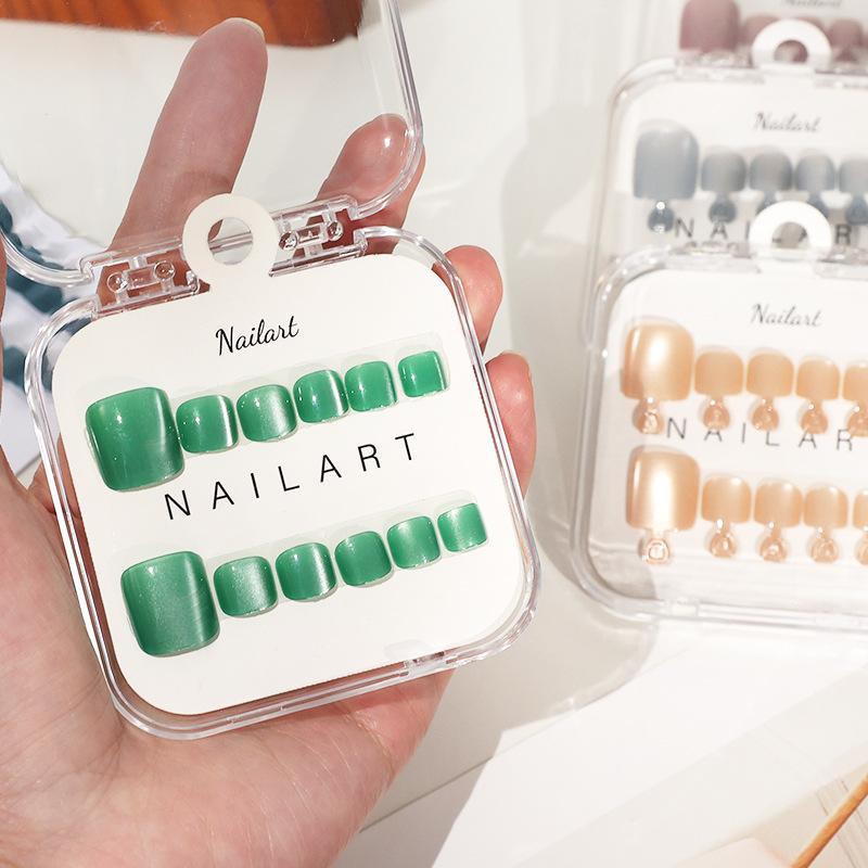 Nieuwe 10 stuks/doos Franse ne - Nail Art Full Cat Eye recensie en prijs