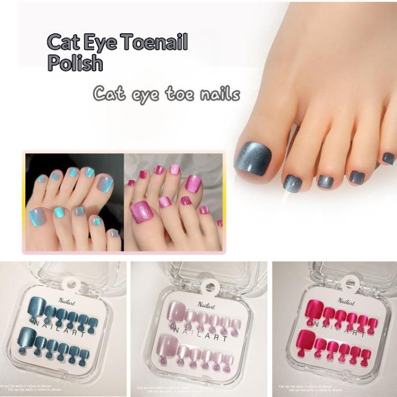 Nieuwe 10 stuks/doos Franse ne - Nail Art Full Cat Eye recensie en prijs