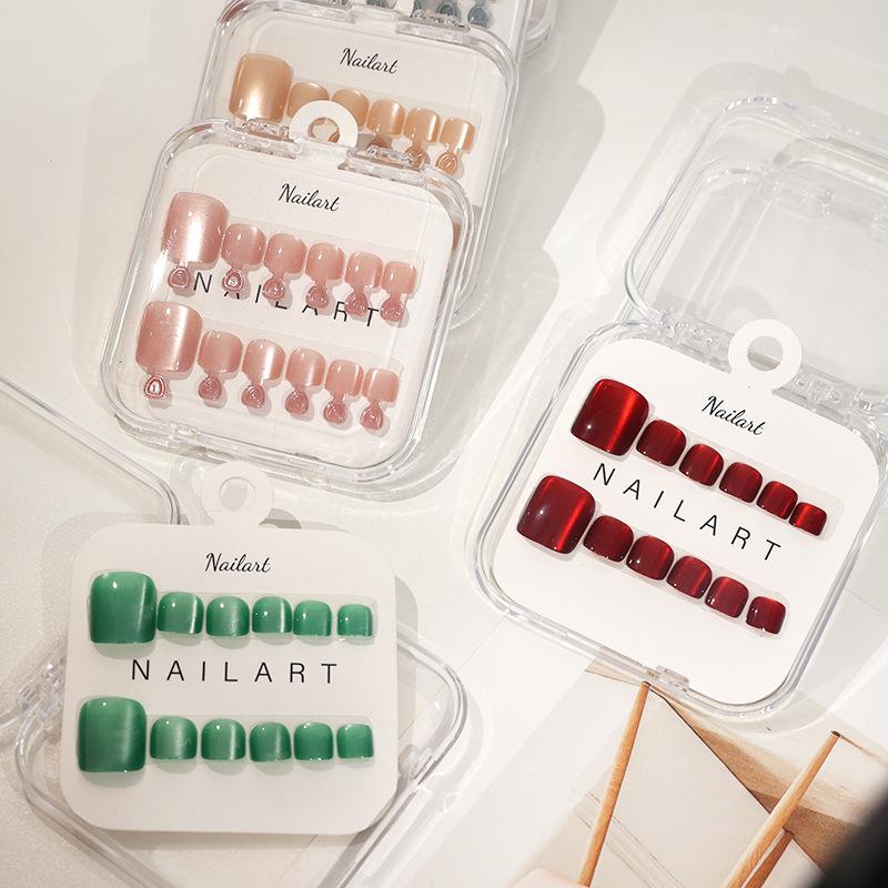 Nieuwe 10 stuks/doos Franse ne - Nail Art Full Cat Eye recensie en prijs