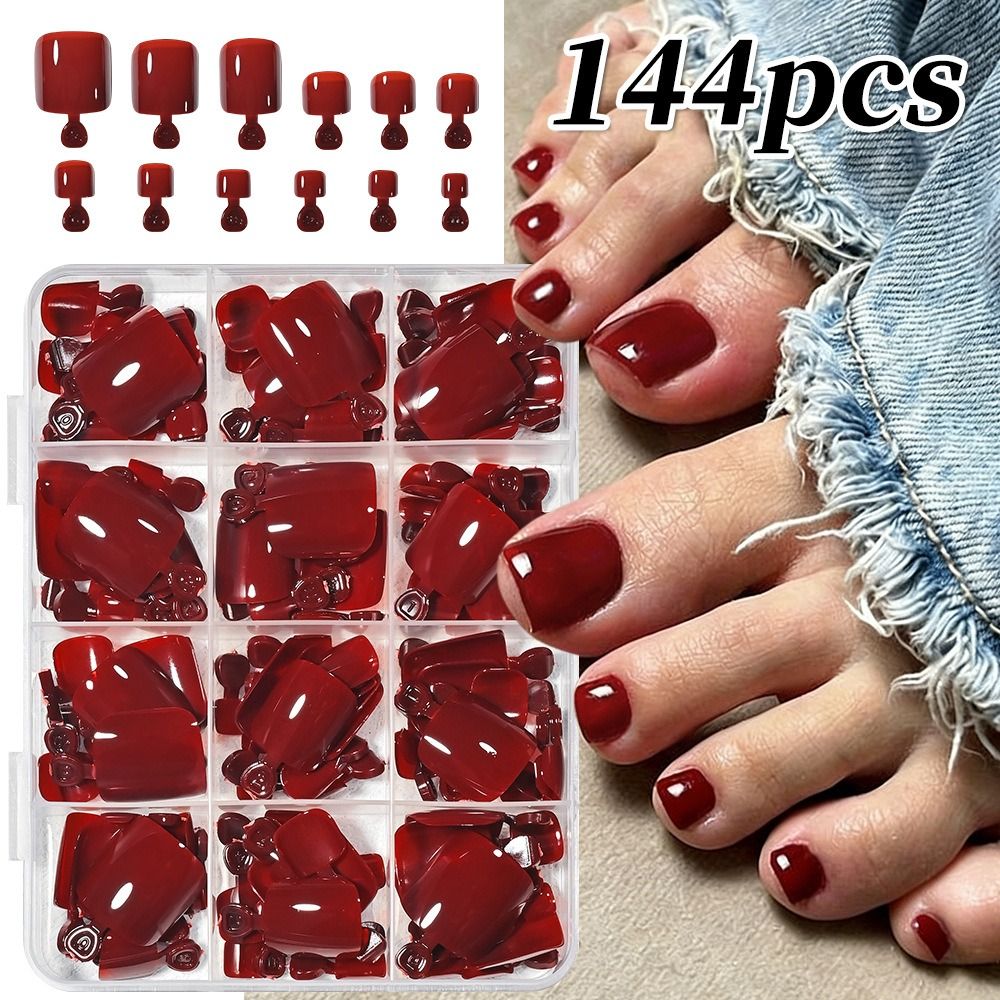 96/144/288 Stuks Korte Vierkan - Nail Art Y2K recensie en prijs