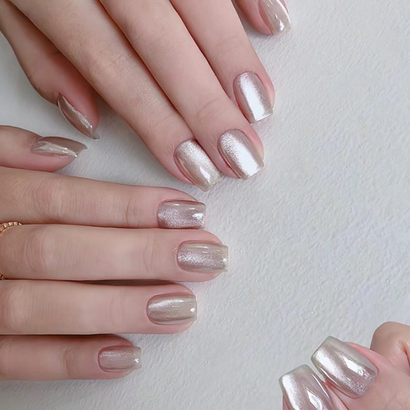 30 Stuks Korte Pers Op Nagels  - Nail Art Full Cat Eye recensie en prijs