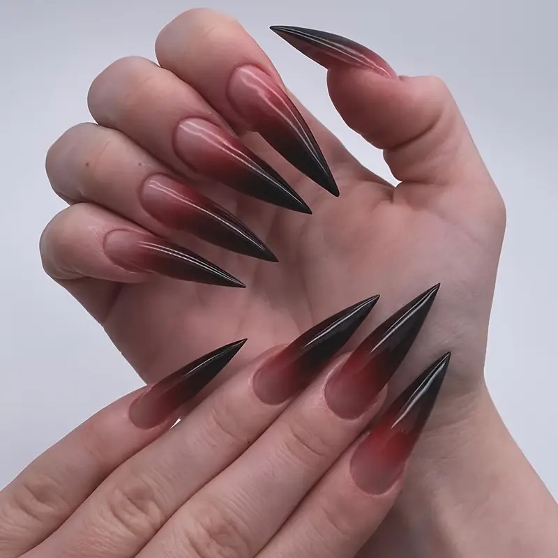 24 stuks lange stiletto kunstn - Nail Art Y2K recensie en prijs