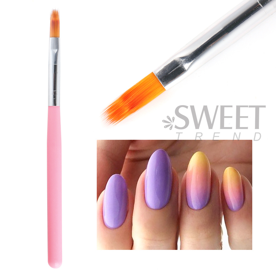 1PC Nail Art Brush Set UV Poli - Nail Art Ombre Glitter recensie en prijs