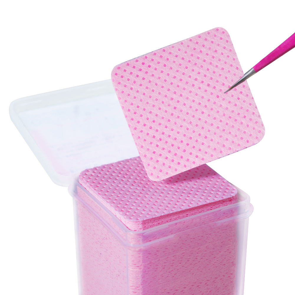 200 stuks roze pluisvrije nage - Nail Art Pink recensie en prijs