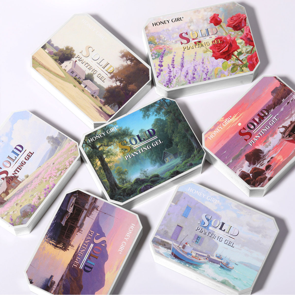 1 set 2 stuks Solid Patting Ge - Nail Art Y2K recensie en prijs