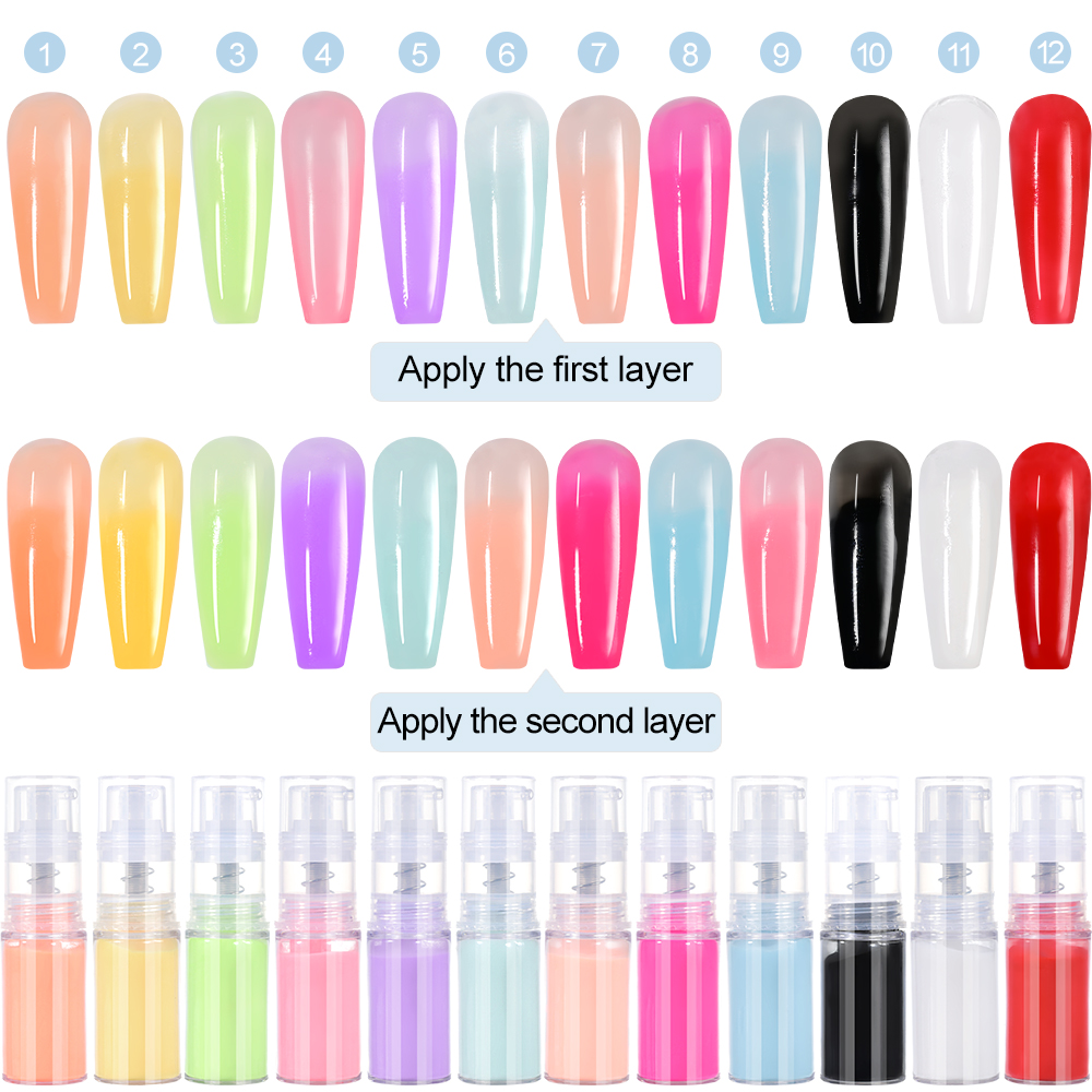 10g/fles Nail Art Ombre Spray  - Nail Art Ombre Glitter recensie en prijs