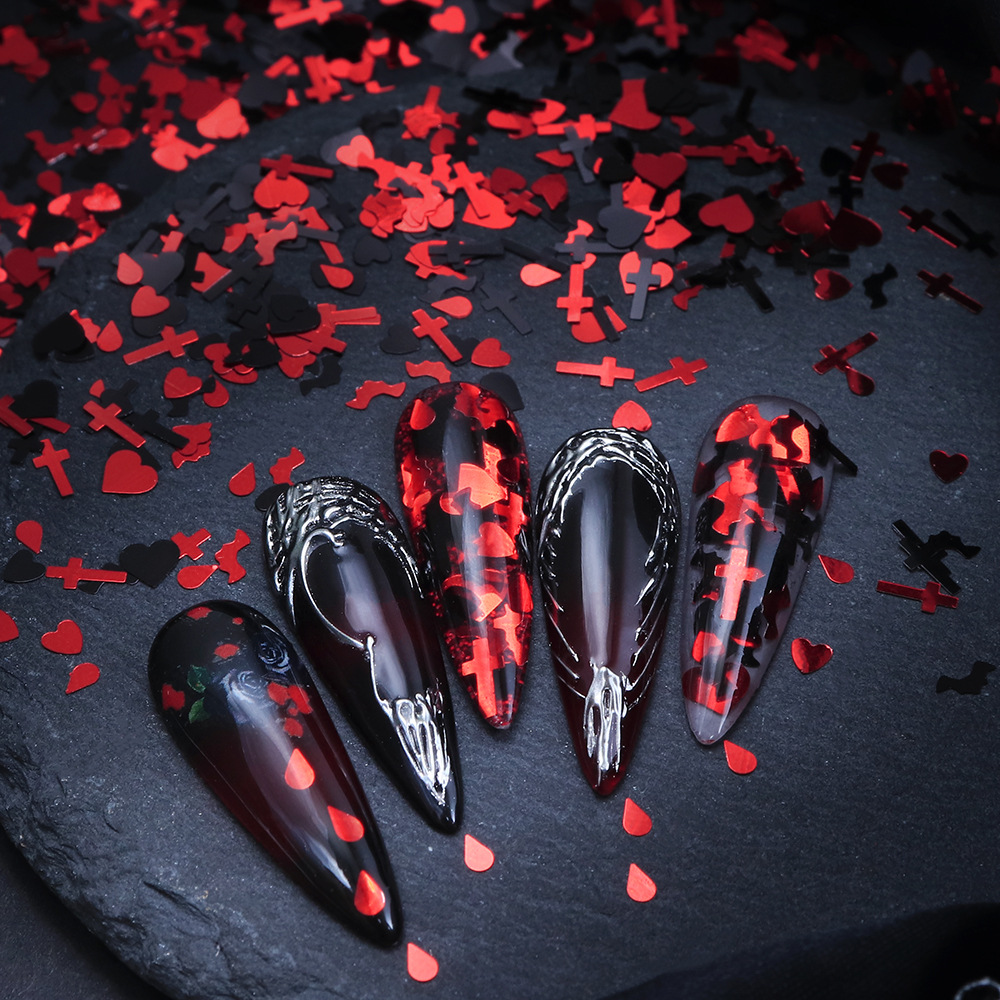 Halloween Nagelpailletten 5g – - Nail Art Vampire recensie en prijs