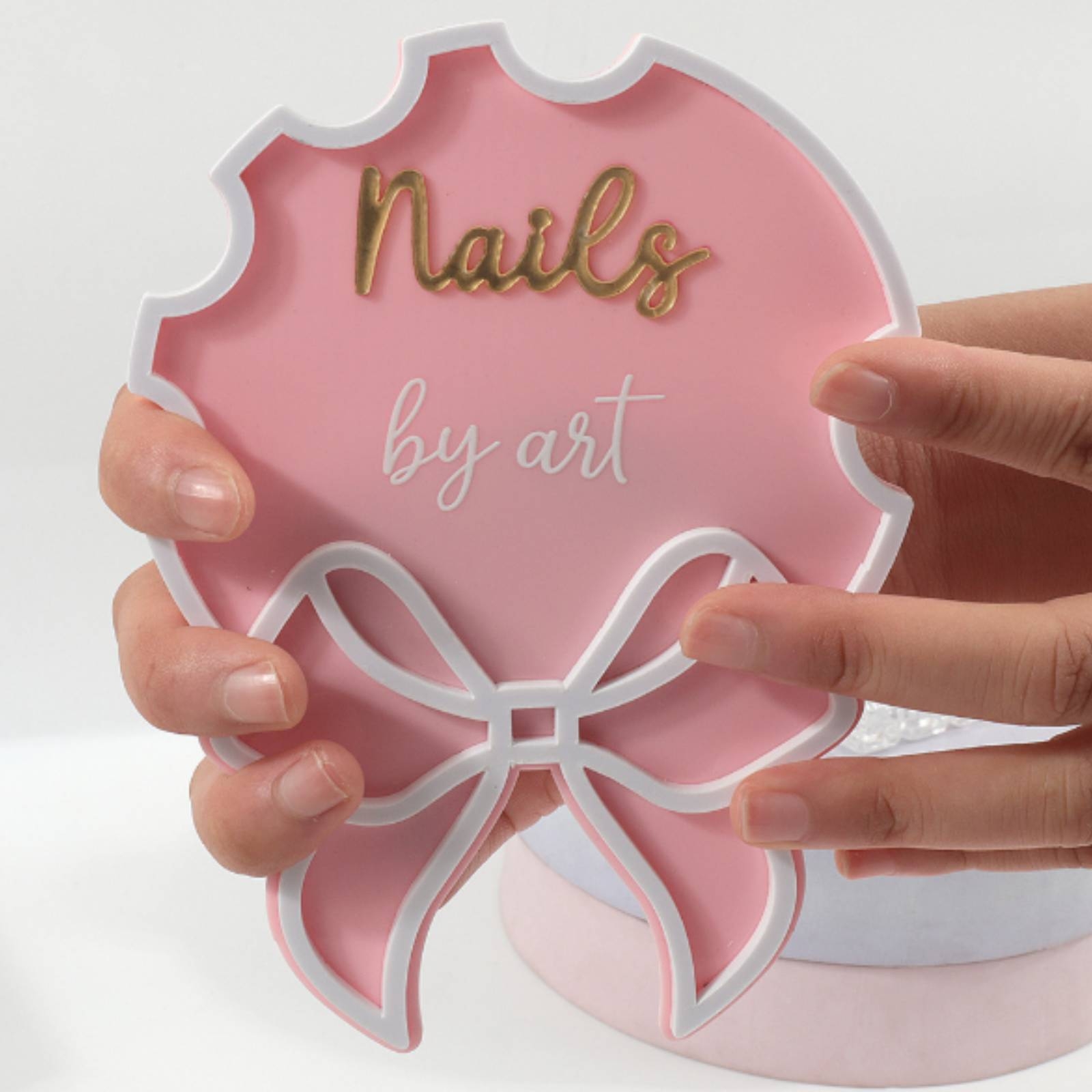 Nail Art Sign Pink Ribbon Bow  - Nail Art Pink recensie en prijs