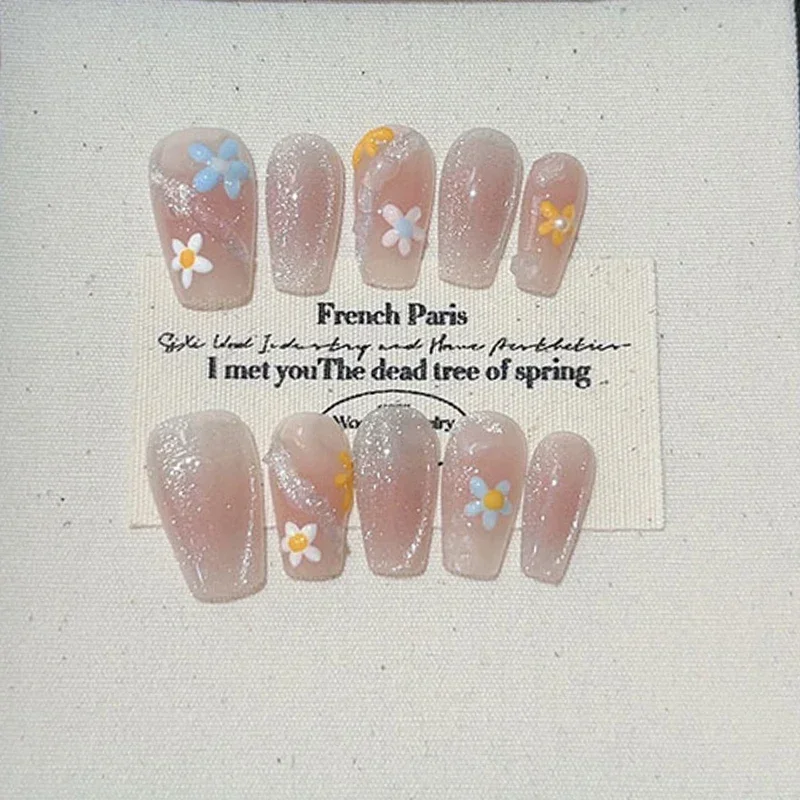 10 stuks schattig handgemaakt  - Nail Art Full Cat Eye recensie en prijs