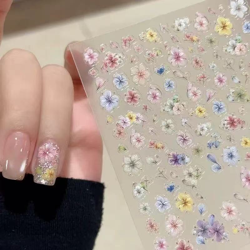 Virusvrije gedroogde bloemen n - Nail Art Ombre Glitter recensie en prijs