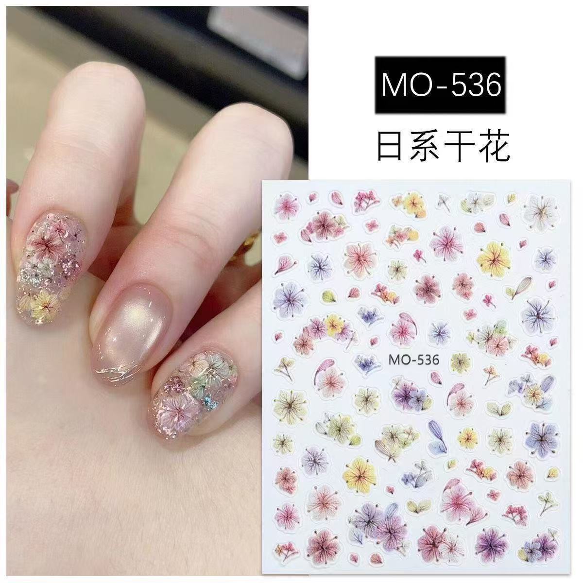 Virusvrije gedroogde bloemen n - Nail Art Ombre Glitter recensie en prijs
