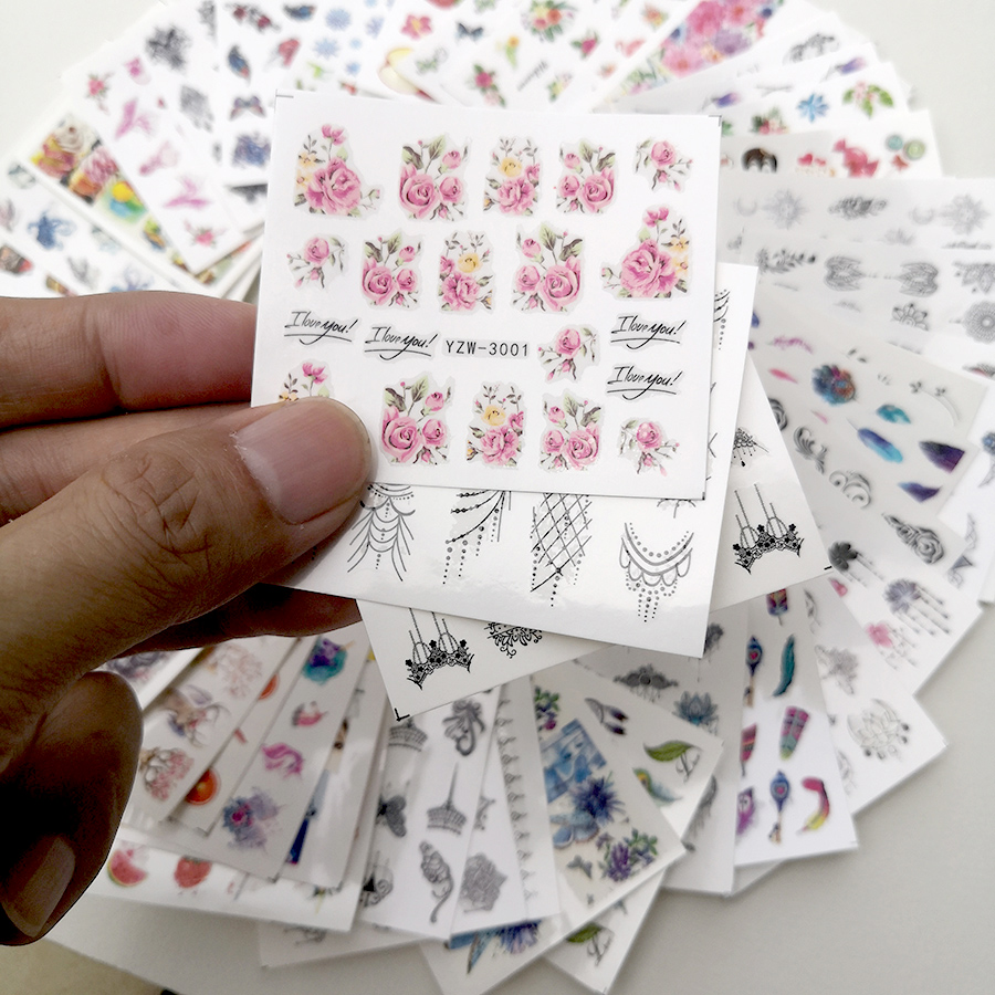 48 stuks nagelkunststickers, l - Nail Art France recensie en prijs