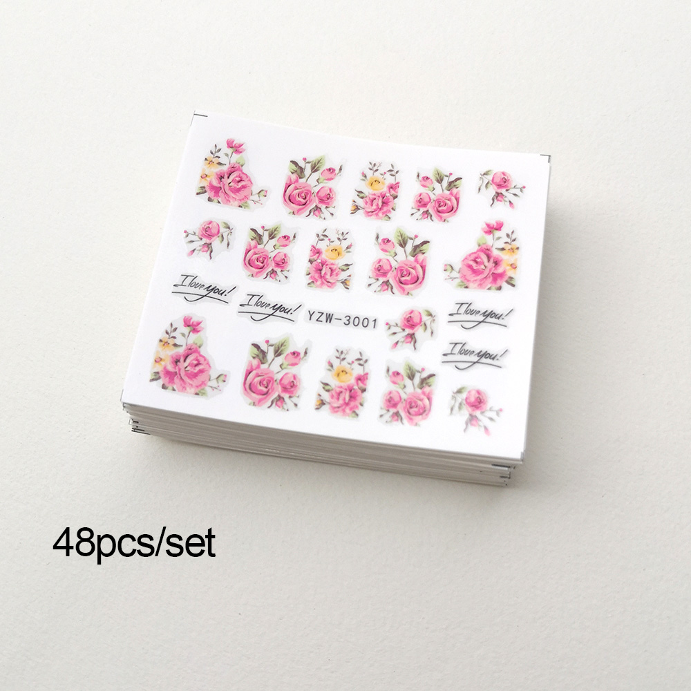 48 stuks nagelkunststickers, l - Nail Art France recensie en prijs