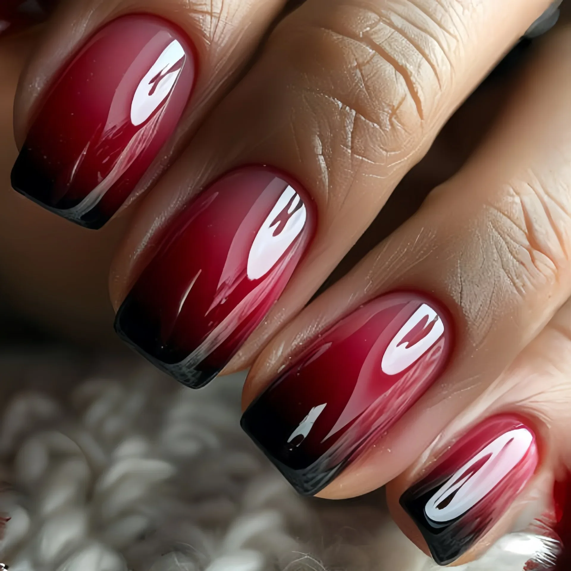 24pc Druk op Nagels Zwart Grad - Nail Art Pink recensie en prijs