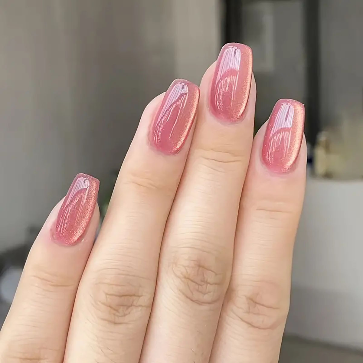 24 pcs/30 pcs korte vierkante  - Nail Art Pink recensie en prijs