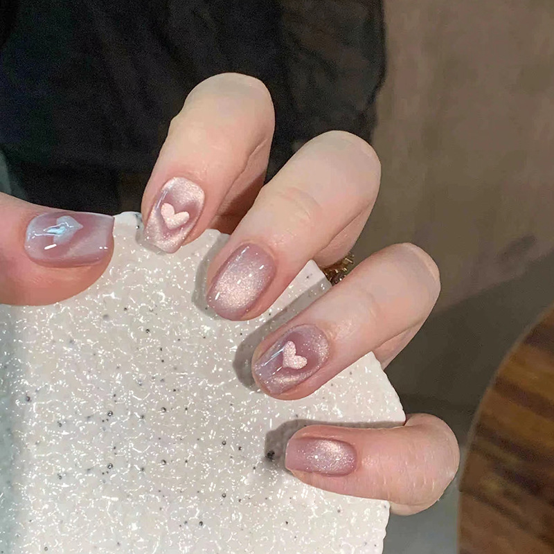 24 stuks Franse glitter opzetn - Nail Art Full Cat Eye recensie en prijs