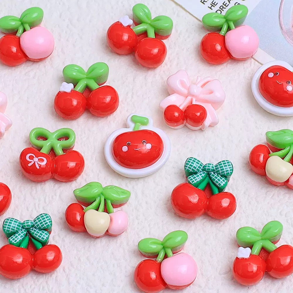 20 Stuks Leuke Mini cartoon me - Nail Art Red Cherry recensie en prijs