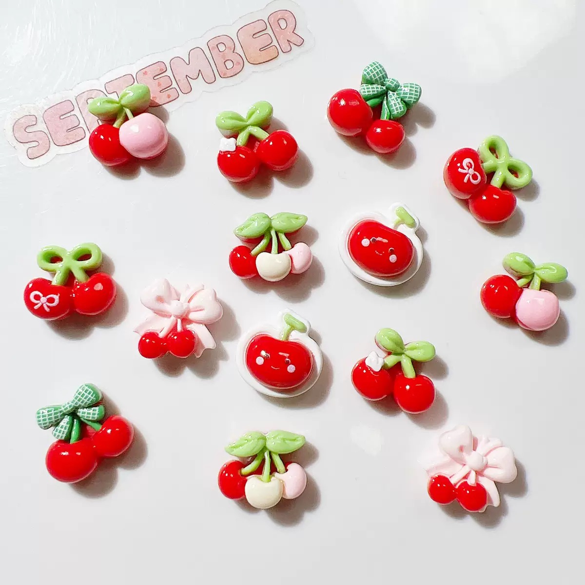 20 Stuks Leuke Mini cartoon me - Nail Art Red Cherry recensie en prijs