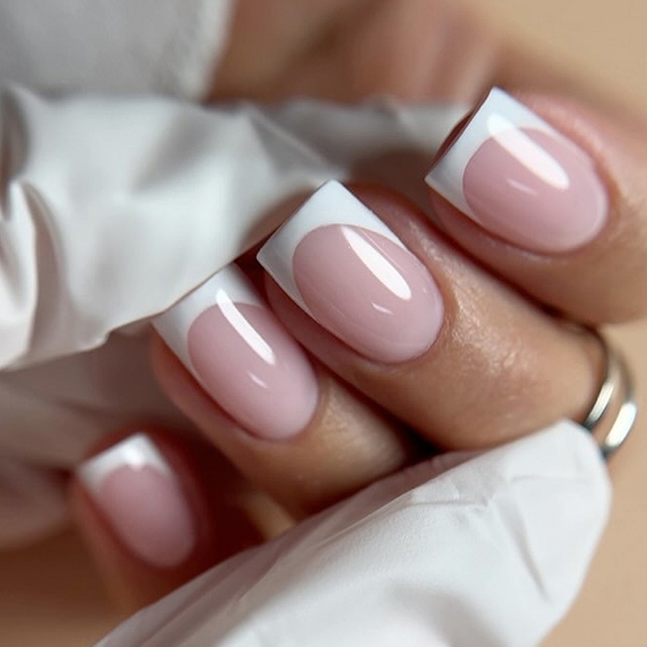 24 stuks eenvoudige witte Fran - Nail Art Pink recensie en prijs