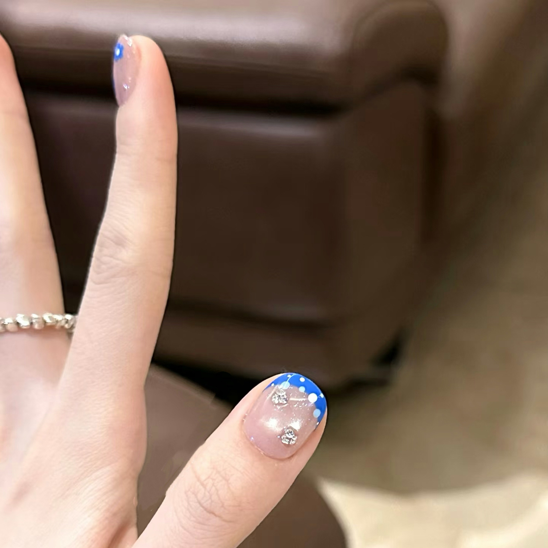 10 stuks handgemaakte korte Fr - Nail Art Full Cat Eye recensie en prijs