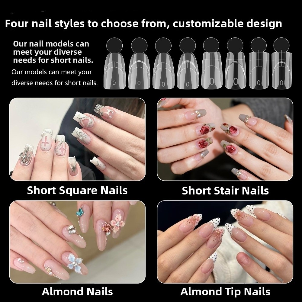 140 stuks matte Franse nagel d - Nail Art Extension recensie en prijs