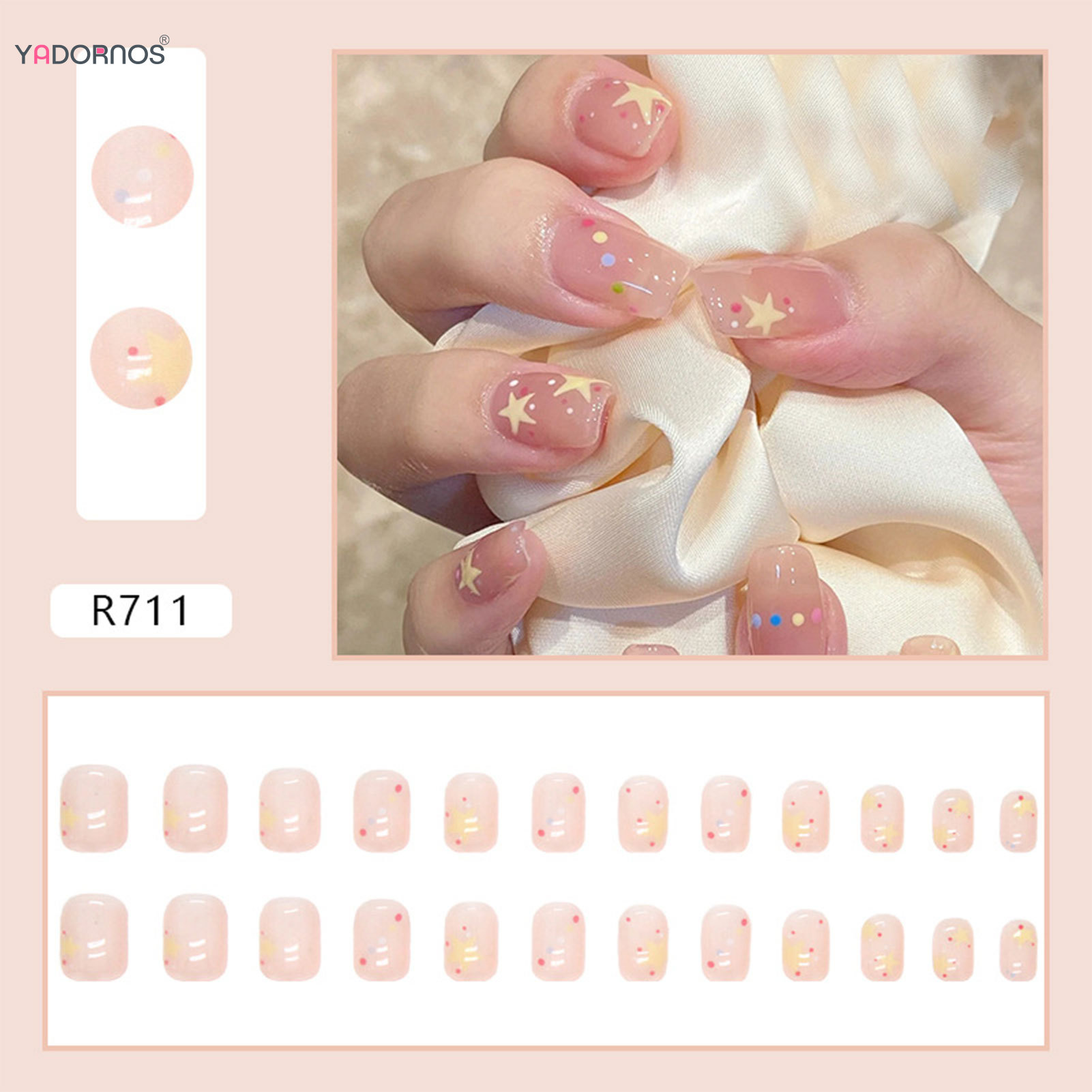 Nude Color Press On Nails Kort - Nail Art Y2K recensie en prijs