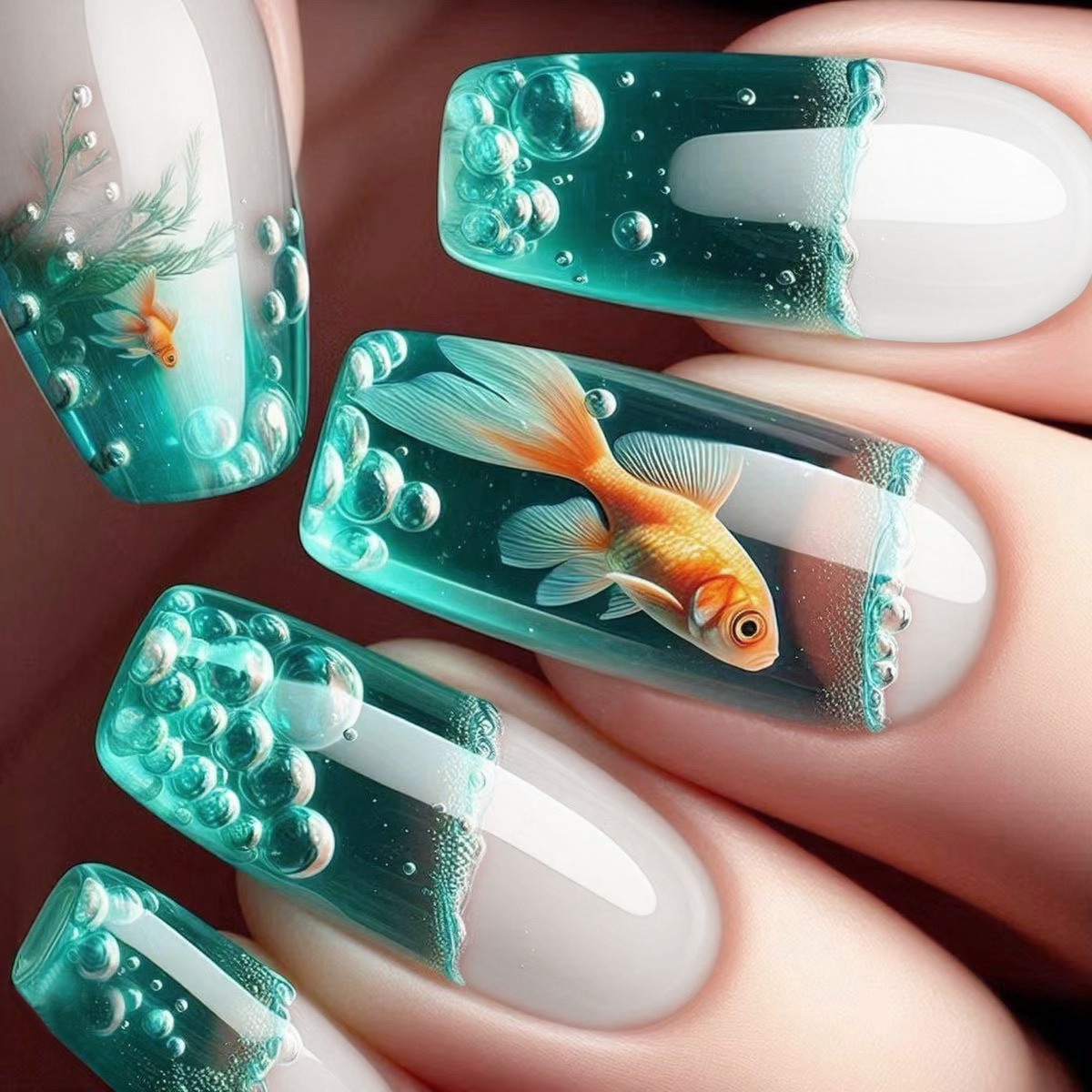 Franse nagels Druk op nagels A - Nail Art French recensie en prijs