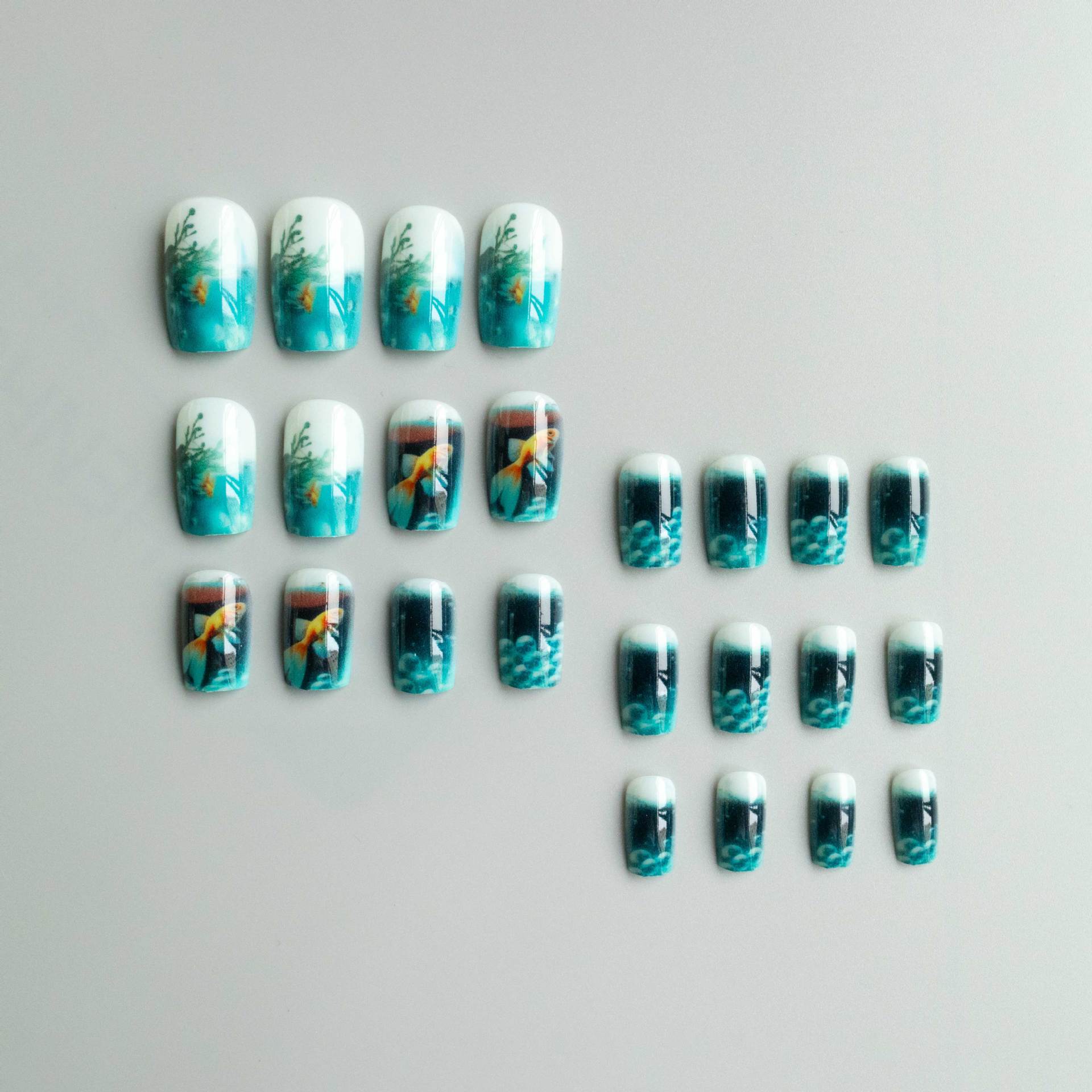 Franse nagels Druk op nagels A - Nail Art French recensie en prijs