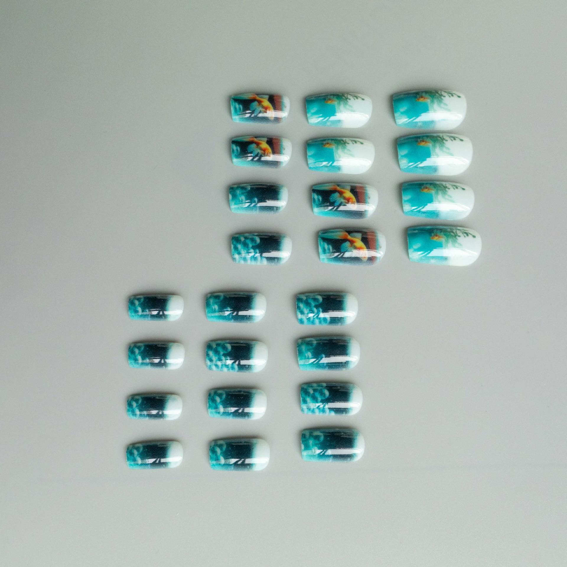 Franse nagels Druk op nagels A - Nail Art French recensie en prijs