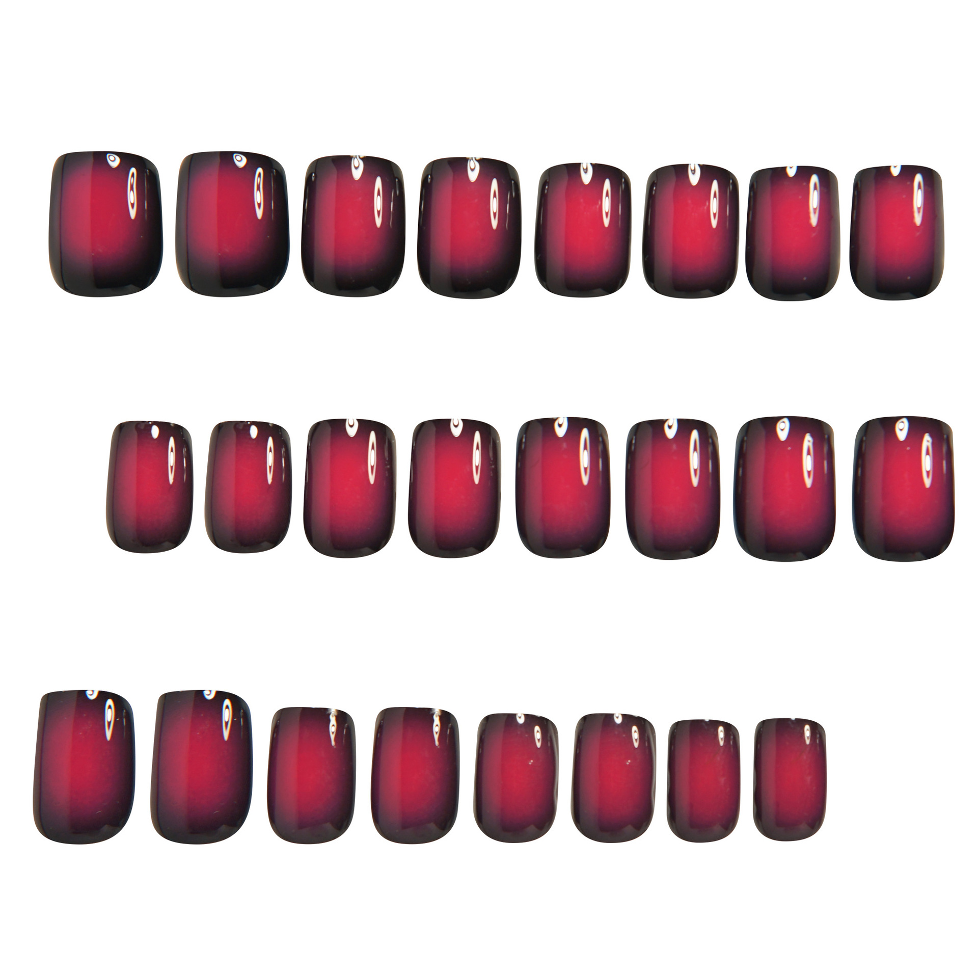 Korte vierkante nepnagels voor - Nail Art French recensie en prijs