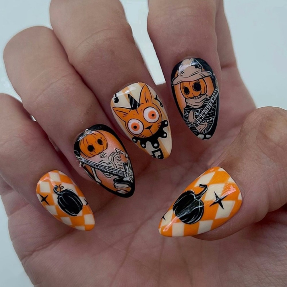 24PCS Halloween Lange Stiletto - Nail Art Vampire recensie en prijs