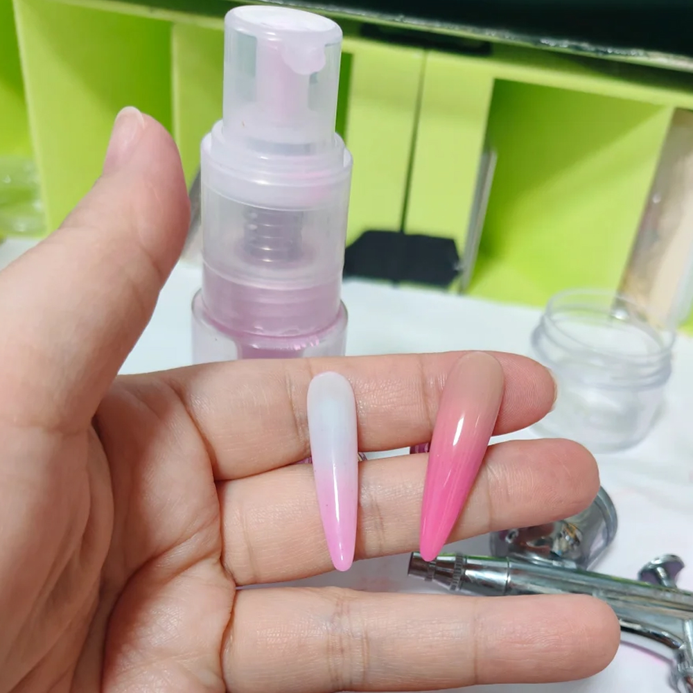 12 stijlen Nail Art Spray Poed - Nail Art Ombre Glitter recensie en prijs