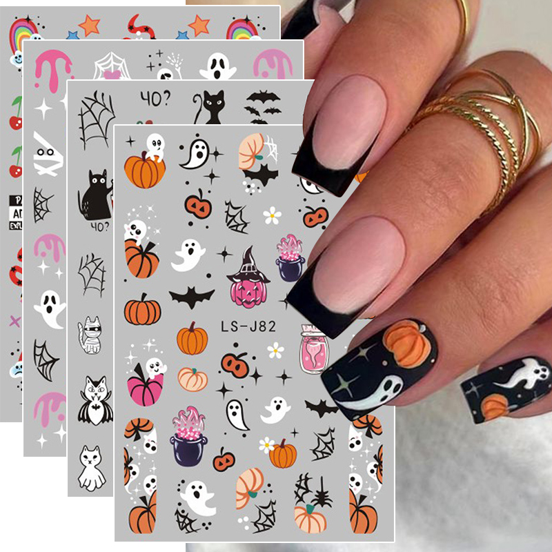 4 stuks Halloween Gothic 3D Na - Nail Art Vampire recensie en prijs