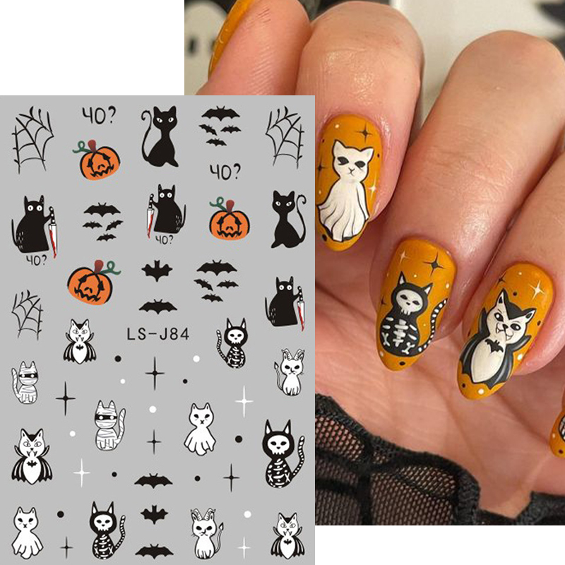 4 stuks Halloween Gothic 3D Na - Nail Art Vampire recensie en prijs