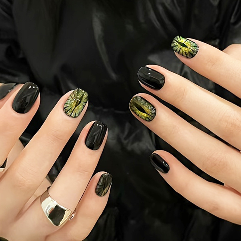 Korte nepnagels voor vrouwen,  - Nail Art Full Cat Eye recensie en prijs