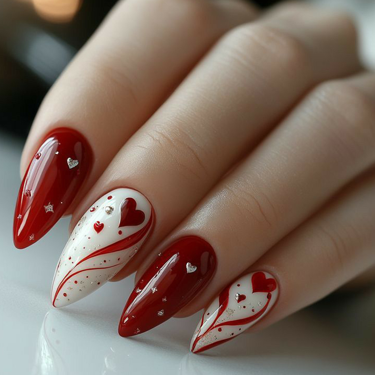 Korte medium nepnagels voor da - Nail Art Pink recensie en prijs
