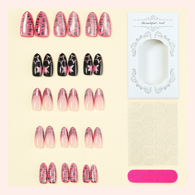 24 stuks lijnen en sterren opd - Nail Art Full Cat Eye recensie en prijs