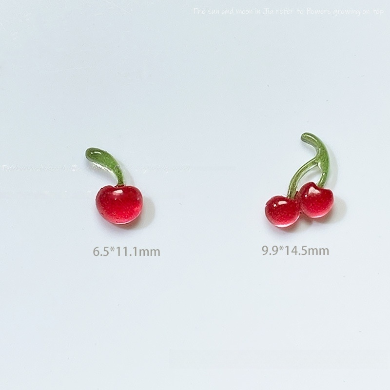 20st Zoete 3D Mini Rode Kers N - Nail Art Red Cherry recensie en prijs