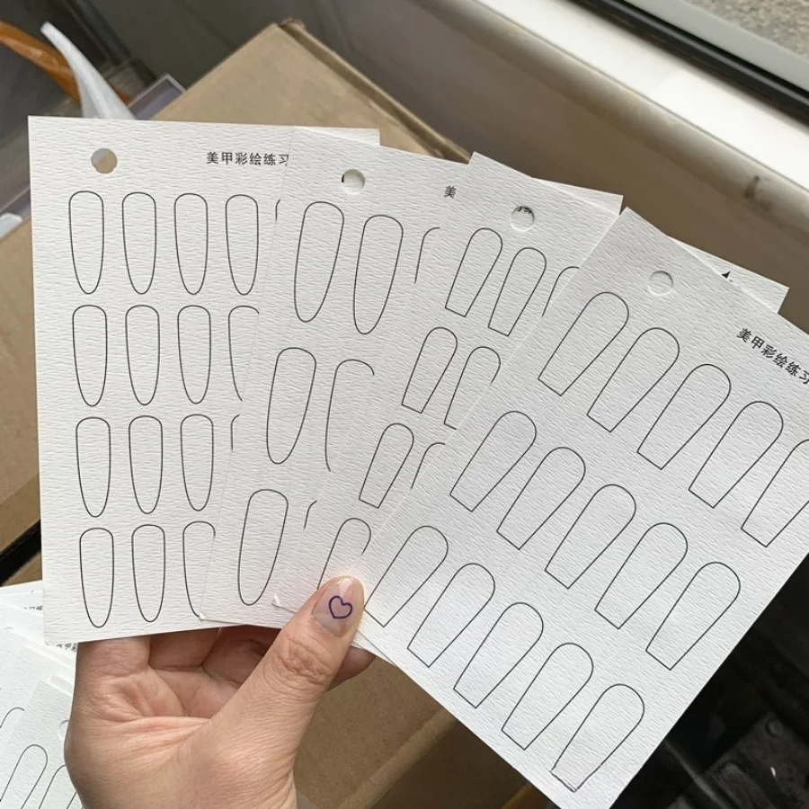 Nagelbloem Beoefenaar Papier T - Nail Art France recensie en prijs
