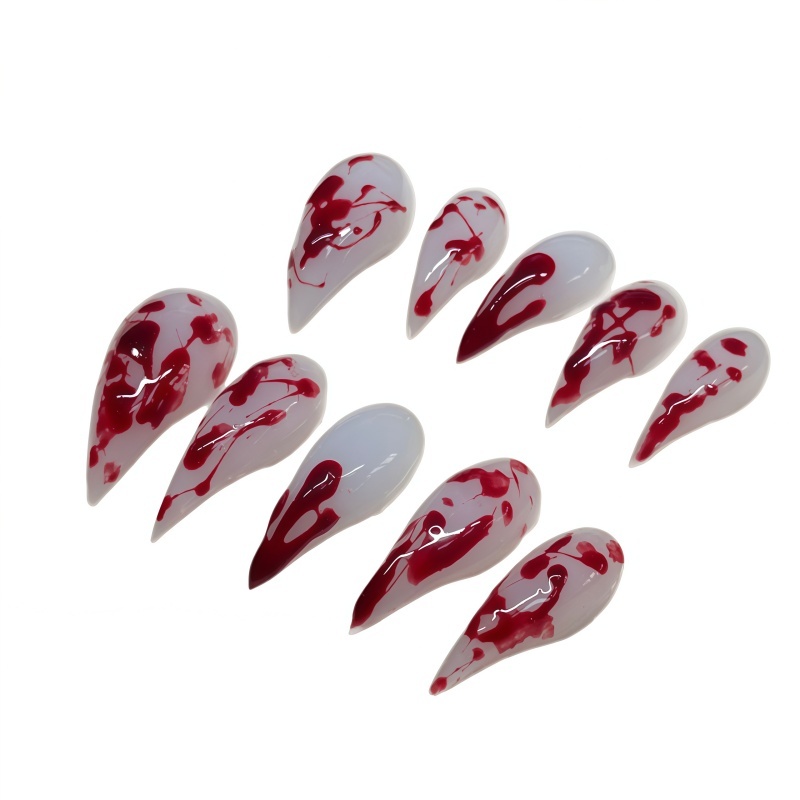 10 stuks handgemaakte stiletto - Nail Art Vampire recensie en prijs